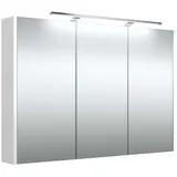 welltime Badezimmerspiegelschrank »Joy«, in unterschiedlichen Breiten, mit LED, IP 44, FSC®, weiß