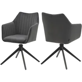 OTTO home Esszimmerstuhl Tampa grau 2er Set