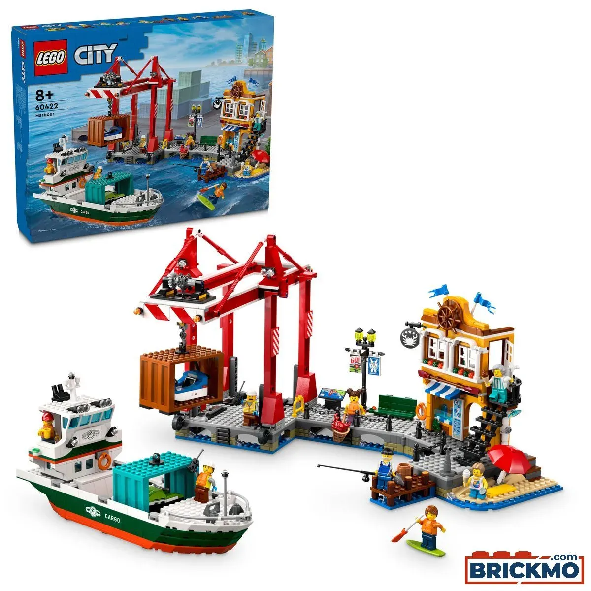 LEGO City 60422 Hafen mit Frachtschiff 60422