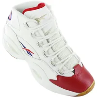 Reebok Question Mid - Herren Basketball Schuhe Leder Weiß GZ7099