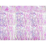 Partydeco Türvorhang Lametta Irisierend | 90x250cm