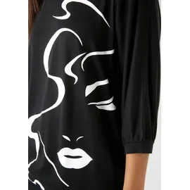 Aniston SELECTED Fledermausshirt in schwarz-weiß | Gr.: 40