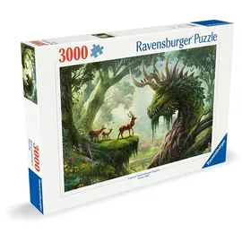 Ravensburger Erwachsenenpuzzle 3000 Teile - Der Walddrache erwacht