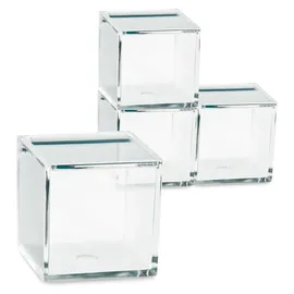 Mambocat Utensilienbox Set Safira 6 x 6 x 6 cm 4-tlg. transparent