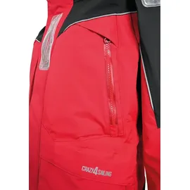 crazy4sailing Stavanger II Ocean Segeljacke Herren Grau XXL