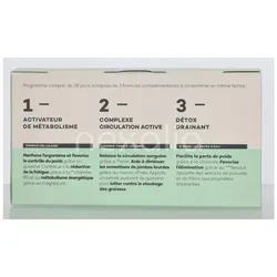 D-Lab Action Capitions Set Circulation Active 28 caps/Activateur De Metabolisme 28 caps/Detox Drainaint 28 caps 3 Stück