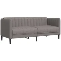 VidaXL Sofa 2-Sitzer Taupe Stoff