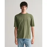 GANT T-Shirt, Sunfaded T Shirt Rundhals, grün