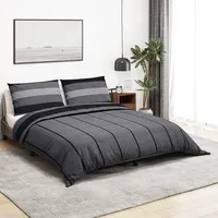 VidaXL Bettwäsche-Set 200x200 cm Baumwolle