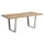 Niehoff Noah Trapezkufe Edelstahl - 180 x 95 cm Teak recycled