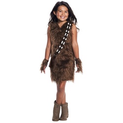 Rubie ́s Kostüm Star Wars Chewbacca Kostümkleid, Witziges Star Wars Kostüm: Chewie als pelziges Kleid! braun 134-140