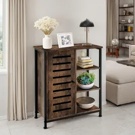Tectake Sideboard 71 x 82 x 32 cm Braun