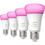 Philips Hue White & Color Ambiance E27 6.5W, 4er-Pack (929002489604)