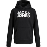 JACK & JONES Corp Logo Kapuzenpullover Black 8 Jahre