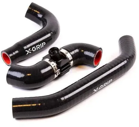 X-GRIP Silikon-Kühlerschlauch - Schwarz