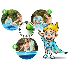 Intex Frame Pool Rondo 183 x 38 cm inkl. Sonnendach