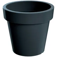 Prosperplast Pflanztopf Lofly Plastiktopf in Anthrazitfarbe 29,3 x 29,3