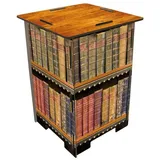 Werkhaus Photohocker Antike Bücher 30 x 42 x 30 cm Mehrfarbig