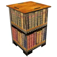 Werkhaus Photohocker Antike Bücher 30 x 42 x 30 cm Mehrfarbig