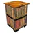 Werkhaus Photohocker Antike Bücher 30 x 42 x 30 cm Mehrfarbig
