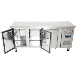 Polar Serie U Kühltisch 3 -Türig 339 L