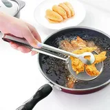 Edelstahl Lebensmittel oil-frying Filter Löffel mit Clip Sieb Skimmer Schöpflöffel Sieb für BBQ Fettgebackenes