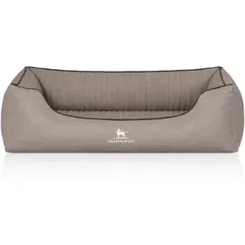 Knuffelwuff Hundebett Columbia XXL 120 x 85 cm hellgrau