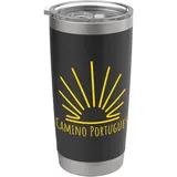 Buen Camino Portuguese - Tops, T-Shirts, Ausrüstung & Zubehör Doppelwandiger Edelstahl-Thermobecher