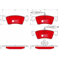 TRW Bremsbelagsatz, Scheibenbremse DTEC COTEC