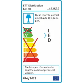 McShine Einbauleuchte LWE-86WB mit Bewegungsmelder