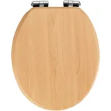 Wenko WC-Sitz Buche Natur MDF, mit Absenkautomatik braun