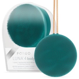 Foreo LUNATM 4 body Körperbürste - Ganzkörperpflege - Körperpeeling - Verbessert die Aufnahme von Lotionwirkstoffen - Premium Lymphdrainage-Hautpflege-Tool - Wasserdicht - USB-aufladbar - Evergreen