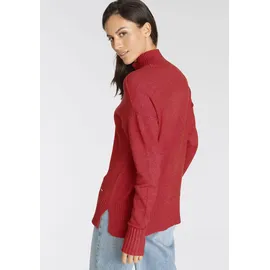 LAURA SCOTT Stehkragenpullover Rot 44
