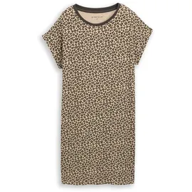 Tom Tailor Nachthemd Animalprint Braun 40