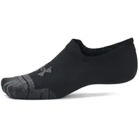 Under Armour Performance Tech Füßlinge 3er Pack Schwarz/Grau 36-42