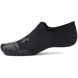 Under Armour Performance Tech Füßlinge 3er Pack Schwarz/Grau 36-42