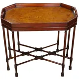 Casa Padrino Octagon Braun Walnussholz 60 x 67 x 40 cm