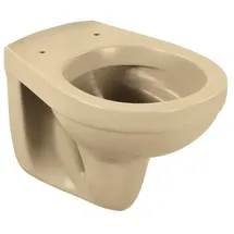 Sanicomfort Wand-WC Beige Spülrandlos, Tiefspüler, ohne WC-Sitz