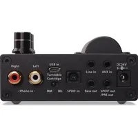 InLine AmpUSB-EQ, Hi-Res DSD Kopfhörer-Röhrenverstärker+ Equalizer, USB DAC