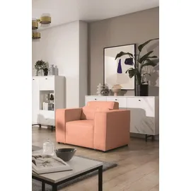 Fun Möbel Sessel Waldo Stoff Brooklyn 1-St. 72 x 80 x 80 cm Rosa
