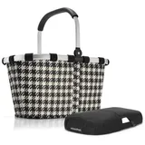 reisenthel - Exklusives Angebot! carrybag + GRATIS passendes Cover ! Einkaufskorb Einkaufstasche (Fifties Black)