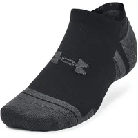 Under Armour 3er Pack Performance Tech Füßlinge Schwarz/Grau 41-43