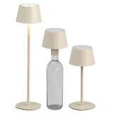 NORTHPOINT Flaschenleuchte Beige 2 St.
