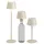NORTHPOINT Flaschenleuchte Beige 2 St.