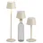 NORTHPOINT Flaschenleuchte Beige 2 St.