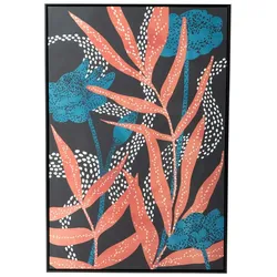 Leinwand Rio 80x120 cm - Mehrfarbig Rechteck Stoff Amadeus 122.5x4.299 cm