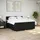 vidaXL Boxspringbett mit Matratze Schwarz 180x200 cm Stoff