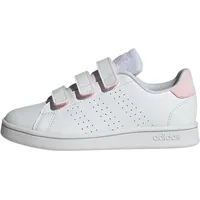 adidas Unisex Kinder Advantage CF C Sneaker, Cloud White Cloud White Clear Pink, 30 EU