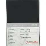25 Blatt DIN A5 Transparentpapier schwarz 100g/m2 sehr gute Qualität