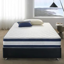 Arensberger RELAXX Matratze 140x200 cm mit 3D Memory Foam - 7 Zonen; 25cm Höhe; H2/H3 - Wendbare Kaltschaummatratze mit optimaler Druckentlastung